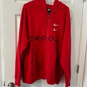 Nike Swoosh Zip up hoodie!